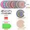 8 Pcs Diamond Art Car Coasters - 2.8 Inches Mandala Diamond Painting Coasters by BSRESIN, Small Diamond Painting Kits, DIY Crafts for Adults